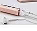 Lightning to 3.5mm Headphone Jack Adapter - ALIWELL Lightning to 3.5mm Headphone Jack Adapter for Iphone 7 & Iphone 7 plus with Charging Port (Rose gold)
