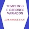 Livro TEMPEROS E SABORES VARIADOS
