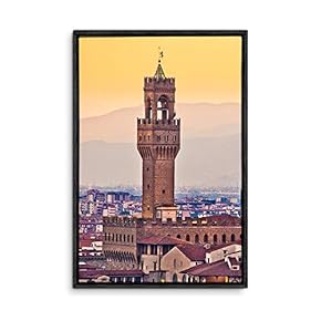 Framed Canvas Wall Art for Living Room, Bedroom Gorgeous Sunset Beach Sea Ocean Canvas Prints for Home Decoration Ready to Hanging - 16x24 inches