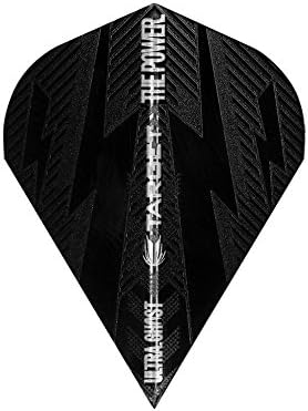 Darthub 5 x SETS TARGET PHIL TAYLOR POWER BOLT GHOST BLACK VAPOR S FLIGHTS