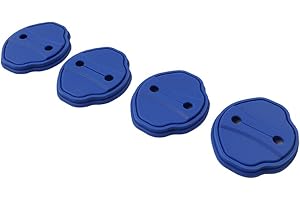 Cnamid5 4 Pcs Door Entry Guard Car Door Lock Protective Cover Blue Silicone For BMW X1 U11 U12 2022-2024 Left & Right Hand