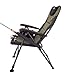 Earth Executive Folding Fishing Chair, Ultimate Comfort with Reclining Feature, Sleek Design, and Adjustable Extending Legs, Ideal for Fishing, Camping, Picnics, Sporting Events, and Tailgates