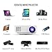 Projector, Upgraded TENKER Projector, 70% Brighter, Mini Home Theater Movie Projector with 4.0