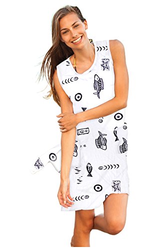 Ingear Beach Summer Shift Dress Short Cotton Tank Dress Cover | Desertcart  Aruba