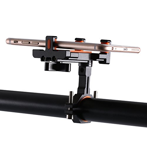 SpoLite Universal Premium Bike Phone Mount for Motorcycle - Bike Handlebars, Adjustable, Fits iPhone X, 8 | 8 Plus, 7 | 7 Plus, iPhone 6s | 6s Plus, Galaxy S7, S6, S5, Holds Phones Up To 3.94" Wide - Thumbnail 4