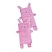 Goldbug Plush Carseat Strap Cover Bunny- Pink