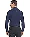 Kenneth Cole Reaction Men's Chambray Slim Fit Solid Spread Collar Dress Shirt