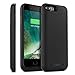 iPhone 7 Plus 8 Plus Battery Case 7000mAh HETP Ultra Slim Rechargeable Backup Charging Cases for Apple iPhone 7+ iPhone 8+  Portable Protective Charger Power Cover 5.5''-Black