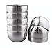 IMEEA 8-Piece Double-deck Brushed SUS304 Stainless Steel BPA Free Serving Bowls, 12oz