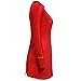 Wraith of East Classic Star Trek Dress Costume Adult Duty Women Uniform Red L