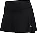 KomPrexx Ladies Tennis Skirt - Quick Dry Sport Skort - Plain Running Skirts with Inner Shorts (Black,M)