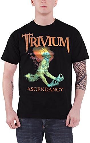 Trivium T Shirt Ascendency Album Band Logo Official Mens Black