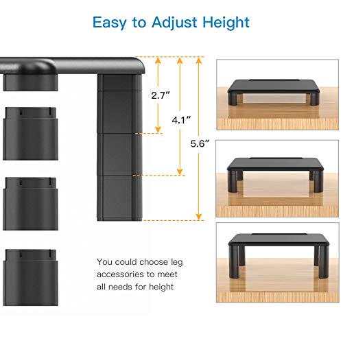 1 Monitor+Adjustable+Organizer+Computer+Management