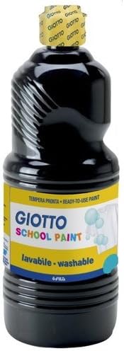 GIOTTO SCHOOL PAINT 250ML BLACK - Image 4