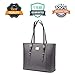 Laptop Bag for Women Large Office Handbags Briefcase Fits Up to 15.6 inch (Updated Version)-Grey