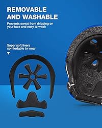 ZIONOR H3 Skateboard Helmet for Kids/Youth/Adults