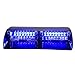 XKTTSUEERCRR 16LED 18 Flashing Mode Vehicle Dash Deck Grill Windshield Emergency Hazard Warning Strobe Flash Light for Car, Truck, Law Enforcement, Firefighter, EMS, Ambulance, Private Security (Blue) primary
