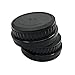 (2 PACK) LXH Camera Front Body Cap & Rear Lens Cap Cover for Pentax DSLR Cameras & Pentax K-Mount Lens Fit Pentax DS2, D, DL, DL2, K10D, K20D, K100D, K110D, K200D, K100D Super, K-5, K-7, K-30, K-r/x/m