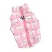 PanDaDa Puppy Pet Dogs Padded Vest Harness Warm Coats Jackets Costumes Pink