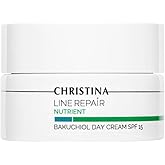 -CHRISTINA- Line Repair Bakuchiol Day Cream with SPF 15 | Face Moisturizer with Blue Light Defense, Ideal for Combination, Normal, Dry Skin | Cream For Face with Anti-Aging effect 50ml / 1.7 fl.oz