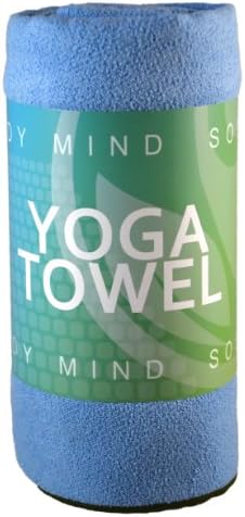 Yoga Mat Towel - Best Accessory for Hot Yoga - Yoga Towel with Non Slip Grip; Exercise, Fitness, Pilates, and Yoga Gear; Lifetime Guarantee
