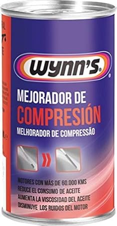 Wynn's W51367 Mejorador de Compresión, Sistema de Lubricación, Consumo Excesivo de Aceite, Fabricado en Bélgica, 325ml