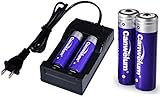 Canwelum Zoom Cree LED Flashlight, 3-mode Tactical Mini LED Flash Light (2 x Flashlights and 2 x Batteries)