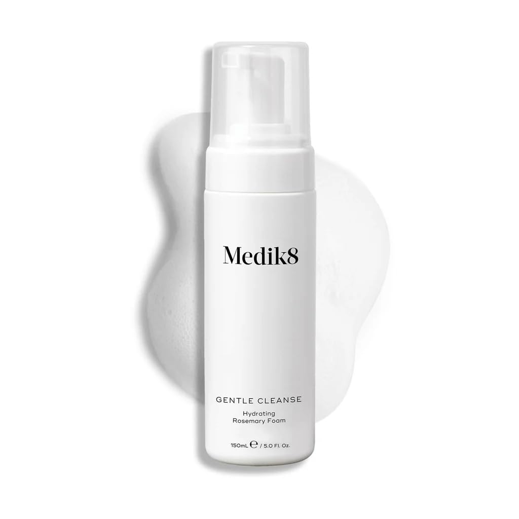 Medik8 Gentle Cleanse - Hydrating Rosemary Foam - Makeup Remover & Cleanser Infused with Gycerin - 150ml
