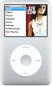 Apple iPod classic 160 GB Silver (6th Generation)(Discontinued by Manufacturer)