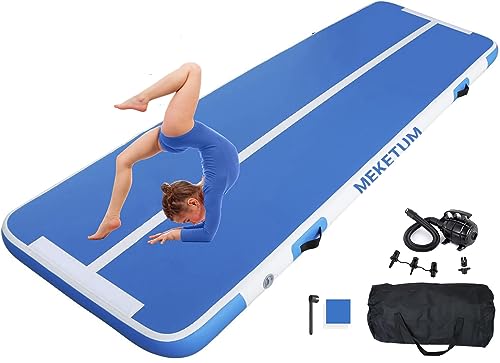 Air Turn Track Matte 2m 3m 4m 5m 10/20cm Dicke Turnen Matten Aufblasbar Gymnastikmatte Rutschfest Sportmatte für Zuhause/Training/Tumbling/Yoga/Outdoor/Fitness