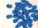 50 Pcs Small Type Dental Hygienist Silicone Instrument Color Code Rings Blue