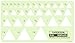 Rapidesign Triangles and Diamonds Template, 1 Each (R51)