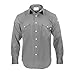 Flame Resistant FR Shirt - 100% C - Light Weight (Large, Light Grey)