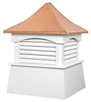 Good Directions Coventry Vinyl Cupola with Copper Roof, 42" x 57"