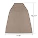 Island Gale Patio Cover for Wicker Swing Chair - Heavy Duty Waterproof Outdoor Furniture Cover - Durable Oxford Fabric with Water Resistant PVC Lining
