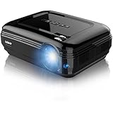 Projector, LESHP Video Projector 1080P HD Home Theater Movie Projectors 3200 Luminous Efficiency Backyard Outdoor LCD Support Laptop Xbox VGA USB Speaker HDMI for Computer TV Laptop Gaming SD