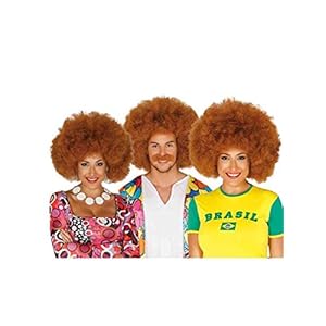 Guirca 4008 – Peluca Afro Castaña Extra