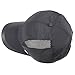 KUMONE Men's Quick Dry Hats Lightweight Sun Caps for Running/Golf/Baseball, Black, Adjustable