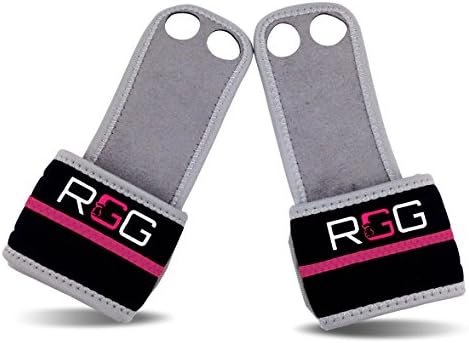 (New) Leather Hand Grips / Wrist Wraps for Crossfit WODs, Gymnastics - (Reinforced Strength)