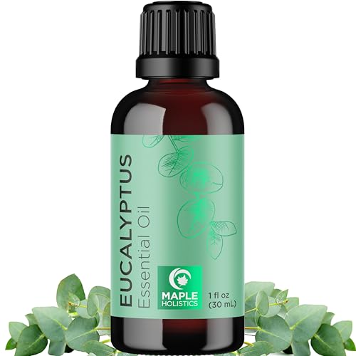 Pure Eucalyptus Essential Oil for Diffuser - Natural Eucalyptus Aromatherapy Diffuser Oil for Scalp Hair Skin and Nails - Undiluted Eucalyptus Essential Oils for Diffusers for Home and Self Care