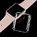 EZCO 2-Pack Compatible Apple Watch Series 4 Case 40mm 44mm, Soft TPU All-Around Screen Protector Cover Bumper Compatible iWatch 4 Smartwatch, Crystal Clear