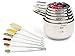 Measuring Cups and Spoons Set by Simple Gourmet. Stainless Steel Measuring Cups and Measuring Spoons Stainless Steel Set of 12. Liquid Measuring Cup or Dry Measuring Cup Set. Stainless Measuring Cups