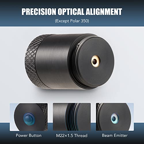 OMTech CO2 Laser Alignment Tool For Laser Engravers, Precision Red