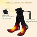 Aqziill Battery Operated Socks USB Heated Socks -Electric Battery Cotton Socks Get Whole Toes Warm-Rechargeable Thermal Socks Breathable Foot Warmer for Skiing Hunting Camping Riding Motocycle