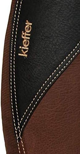 KIEFFER Lederchaps ARLENE BIColour, Brown, Black, XS Short - Image 4