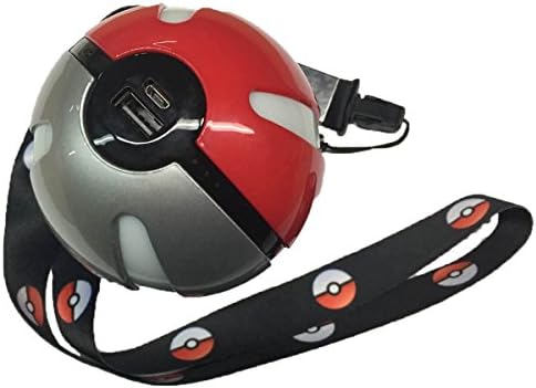 PoGo Power Bank Pokemon Go Charging Station Ball Power Banks 10000 mAh iPhone Samsung Android Phone Charger Catch the Pokemon without Worrying Low Battery New Pokemon Go