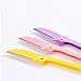 Limo Eyebrow Razor, Facial Hair Trimmer, 3 Pcs - Purple+Yellow+Pink, Women's Sensitive Skin, Adults
