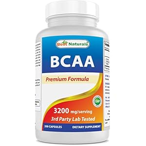 Best-Naturals-BCAA-Branch-Chain-Amino-Acid-3200mg-per-Serving-200-Capsules-Pharmaceutical-Grade-100-Pure-Instantized-Formula-PrePost-Workout-Bodybuilding-Supplement-Boost-Muscle-Growth Best Naturals BCAA Branch Chain Amino Acid, 3200mg per serving, 200 Capsules - Pharmaceutical Grade - 100% Pure…