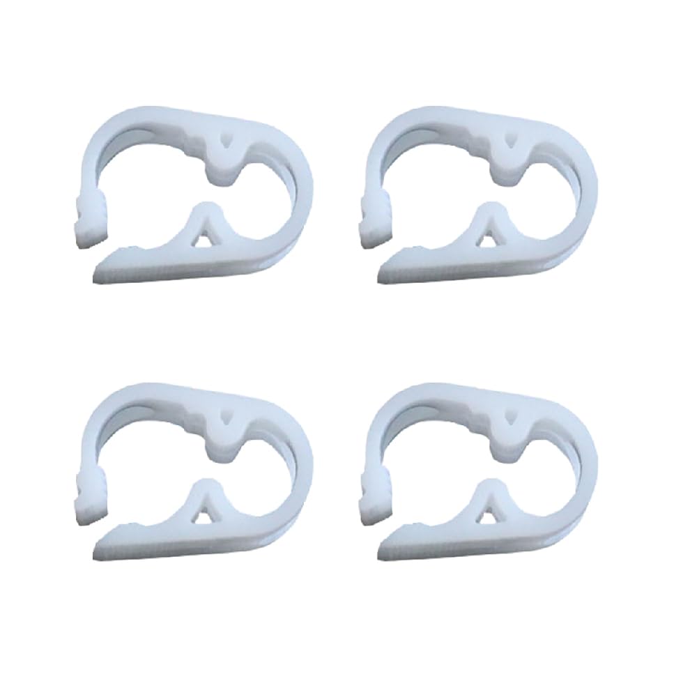 Water Flow Control Tube Clamp, 4 Pcs 6-12mm Plastic Adjustable Water Stop Clamp, Laboratory Pinch Valve Flow Control Hose Clamp