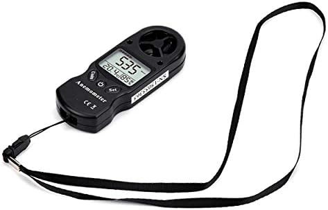 Milabelle TL-300 Mini Multipurpose Anemometer Digital Anemometer LCD Wind Speed Temperature Humidity Meter with Hygrometer Thermometer
